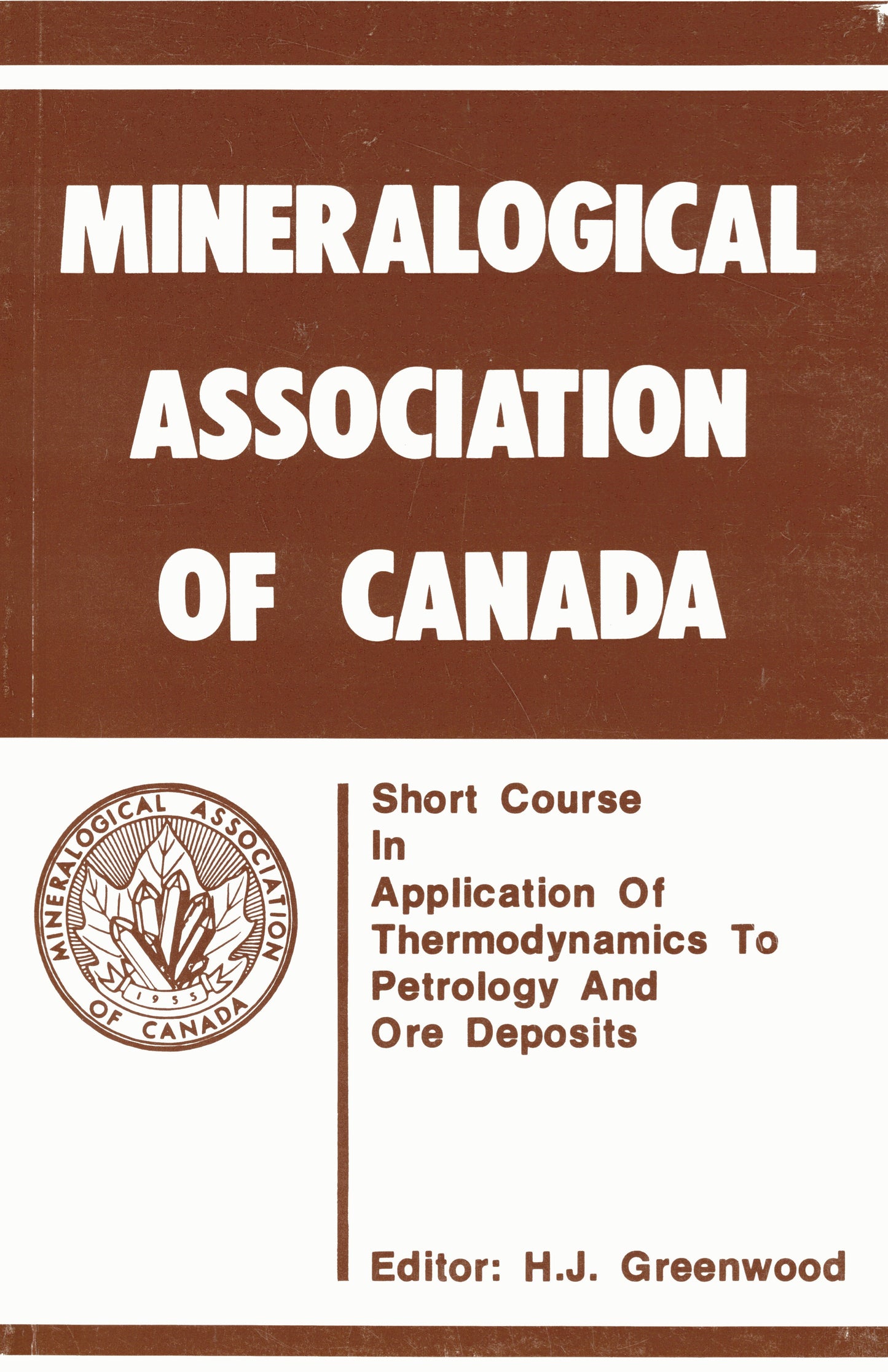 Application of Thermodynamics to Petrology and Ore Deposits - E-Book
