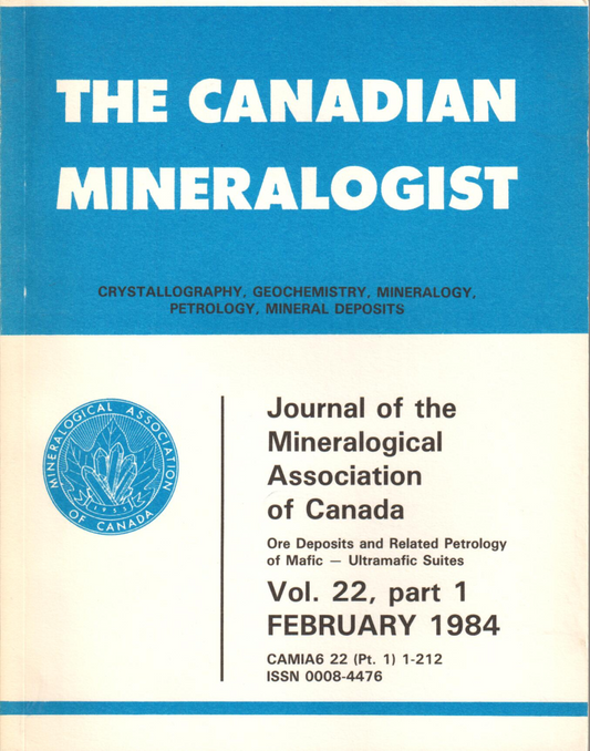 Gisements de minerai et pétrologie connexe de Mafic - Suites ultramafiques