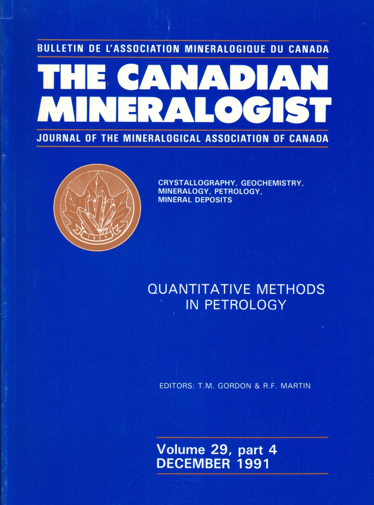 Méthodes quantitatives en pétrologie