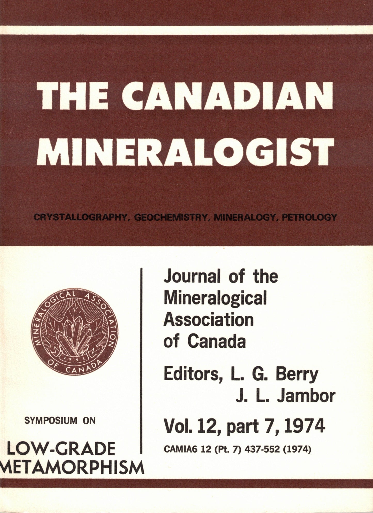 Low-Grade Metamorphism