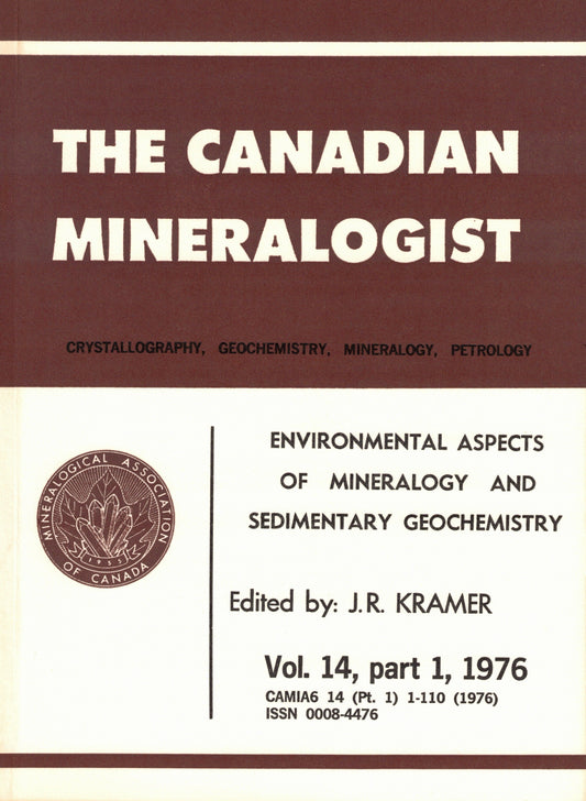 Environmental Aspects of Mineralogy and Sedimentary Geochemistry