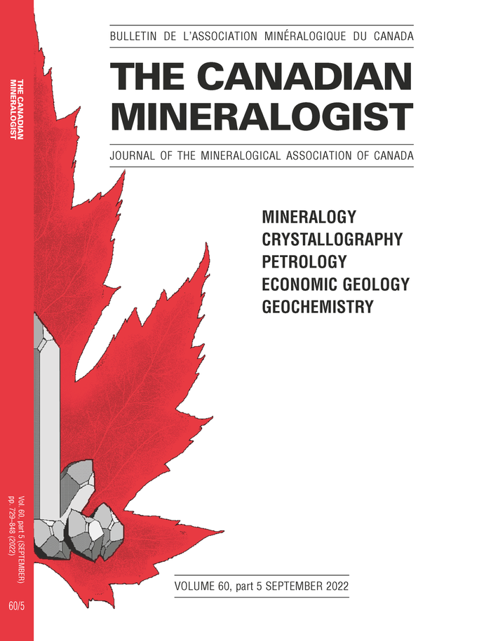 The Canadian Journal of Mineralogy and Petrology – Mineralogical ...