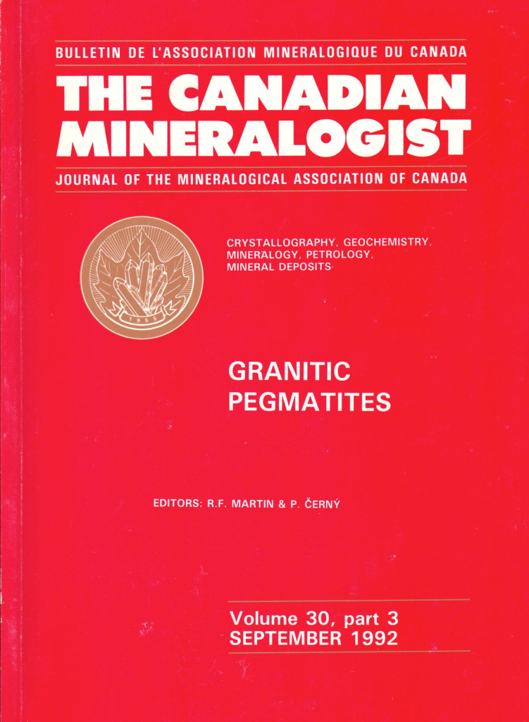 Granitic Pegmatites