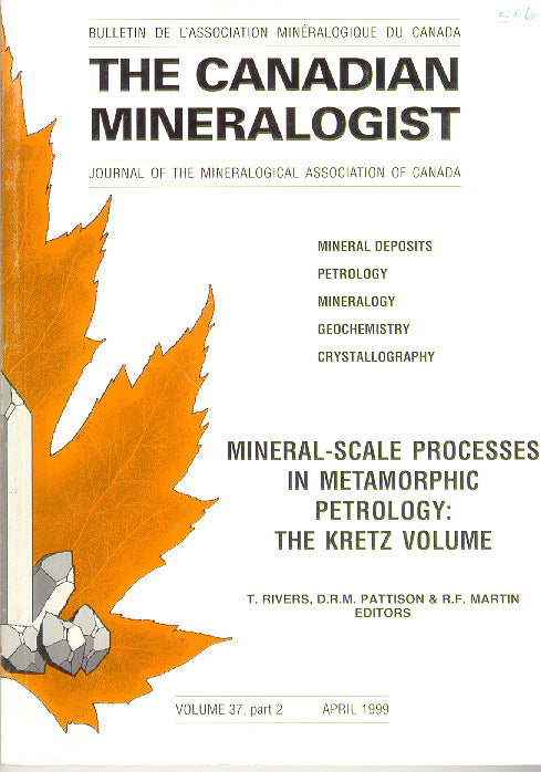 Mineral-Scale Processes in Metamorphic Petrology: the Kretz Volume
