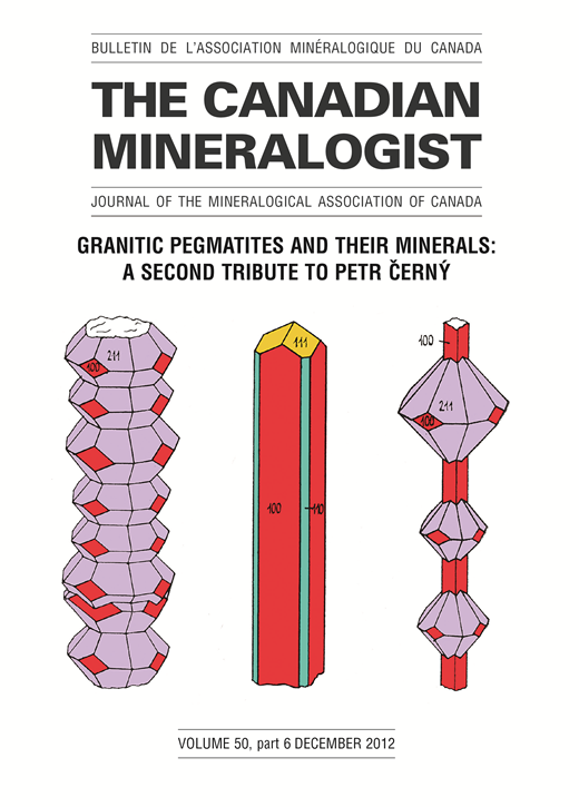 Les pegmatites granitiques et leurs minéraux : un deuxième hommage à Petr Černý