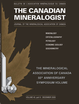 Volume du symposium du 50e anniversaire de l'Association minéralogique du Canada